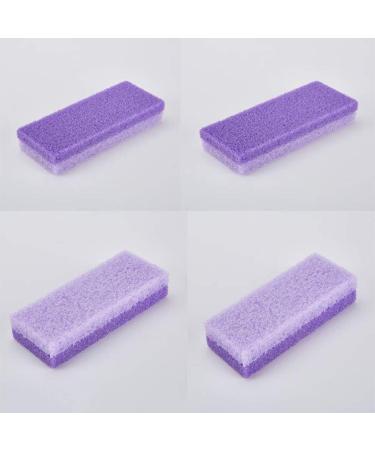 Frcolor 4pcs Nail Files & Buffer Set | Purple Foot Rasp & Pumice Stone for Hard Skin Removal | International Shipping Available - Buy Online on GoSupps.com