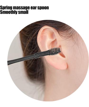 Cyrank Ear Cleaning Kit - Portable Ear Wax Removal Tool Set in Black - Buy Online on GoSupps.com