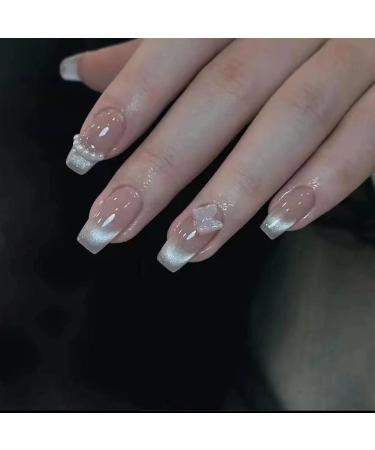 Handmade nail art wearing spring style butterfly detachable nail patch(XS) - Buy Online on GoSupps.com