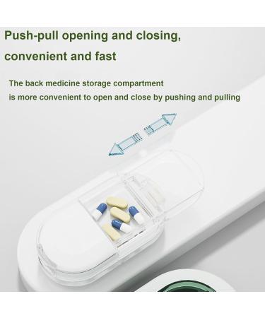 Buy Premium Pill Cutter & Splitter - Easy to Carry Clean & Store | Perfect for Vitamins & Tablets (White - Buy Online on GoSupps.com