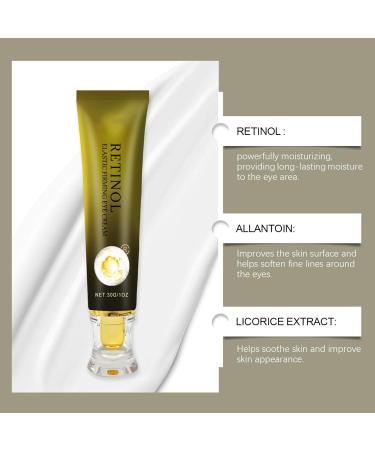 Retinol Firming Eye Cream Creme Anti Cerne Eye Contour Cream Effectively Nourishes Eye Skin Instant Iift Plus Cernes Under Eye Bags And Wrinkles Instant Eye Lift Removes Bags Dark Circles - Buy Online on GoSupps.com