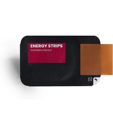Energy Strips - 50mg Caffeine - Quick Absorption - All Natural Cranberry Flavor - 30 Strips - Ship Internationally - Buy Online on GoSupps.com