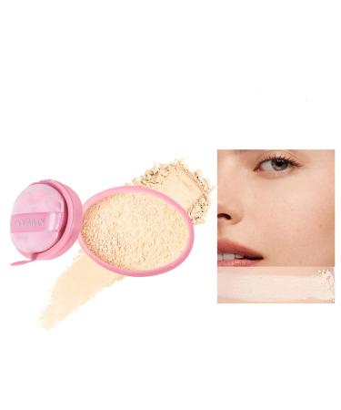 Setting Loose Powder 5 Colors Flawless Smooth Loose Finishing Powder Waterproof Long-Lasting Face Powder (Color 04)
