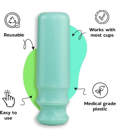 SHORDY Applicator 2.0: Easy Insert Tool for Menstrual Cups | Reusable Period Mug Kit with Lubricant | COPA Compact Solution for Women - Buy Online on GoSupps.com