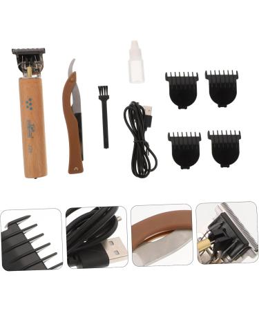FRCOLOR Electric Shavers 1 Set Ttype Electric Masher Beard Trimmer Shaver Men Wooden Hair Scissors Mens Modeling Beard Trimmer - Buy Online on GoSupps.com