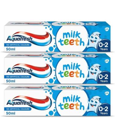 Aquafresh Milk Teeth Babies Toothpaste 50ml (Pack of 3)+ Sanitral Toothpaste Tube Squeezer (Set of 4) 1.50 g (Pack of 2) 3.0 - Buy Online on GoSupps.com