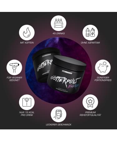 OS NUTRITION G tterpuls Energy 270g - 45 Energy Drinks (Dragon Fruit Blueberry Acai) | Buy Internationally - Buy Online on GoSupps.com