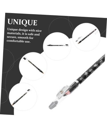 FRCOLOR 12 Pcs Two-in-one Eyebrow Pencil Wire Pulling Tools Grey Eyeliner Eyebrow Drawing Pencils Miss Spool - Buy Online on GoSupps.com