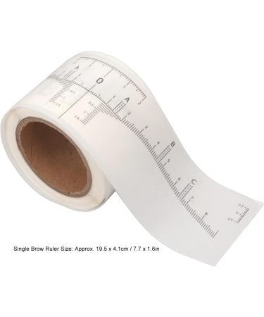 1 Roll Eyebrow Ruler Stencil Sticker Disposable Brow Ruler Transparency Eyebrow Sticker Clear Plastic Eyebrow Measuring Tool for Makeup Tool - Buy Online on GoSupps.com
