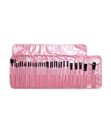 32 Logs Makeup Brush Set - Pink & Black Makeup Brushes | Professional Makeup Tools for Flawless Application - Buy Online on GoSupps.com
