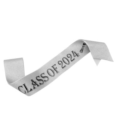 SHOWERORO Party Etiquette Belt Graduate Sash Grad Party Supplies Bachelor Sash Graduate Party Supplies Sash for Graduation Grad Sash Student Ribbon Glitter Cloth European and American
