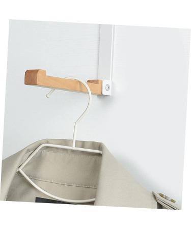 KOMBIUDA Door Hook Multi-Function Clothes Hook Over Door Towel Hook Towel Hangers Wall Coat Hanger Black Iron 17.5X16CM Black - Buy Online on GoSupps.com