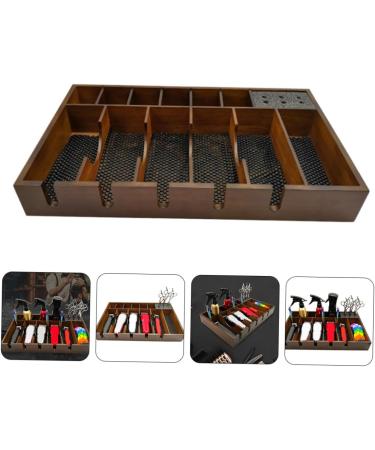 POPETPOP Wooden Pallets 1pc Clipper Stand Wooden Box Electric Wooden Hair Tool Organizer - Buy Online on GoSupps.com
