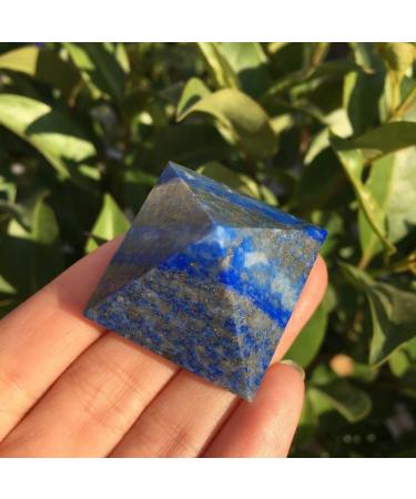 Natural Lapis Lazuli Quartz Crystal Pyramid Natural Stones and Minerals for Gift Suitable for Home Raw Stones and Minerals Stone Mineral Specimen - Buy Online on GoSupps.com