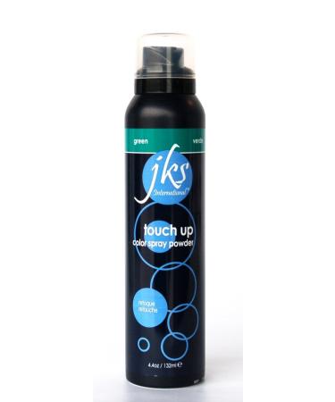 JKS Touch Up Spray GREEN temporary hair color spray powder for Highlights Ombres
