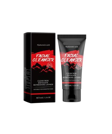 Nettoyant Visage Hydratant - Nettoyage Doux Mousse Riche Et Apaisant R pare La Barri re Cutan e Soulage L'inconfort Apr s Le Rasage(1PCS) 1 g (Lot de 1)