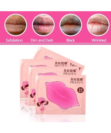 Collagen Crystal Lip Mask Moisturizing Lip Sleep Mask Anti wrinkle patches Plumping Lip Balm Lip Patches Reduces Lip Lines Remove Dead Skin Hydrating Gel Masks lip care - Buy Online on GoSupps.com