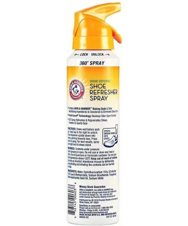 Arm and Hammer Shoe Refresher Spray - Multi-Purpose Odor Remover for All Footwear - Shoe Deodorizer & Odor Eliminator - 4 oz - Buy Online on GoSupps.com