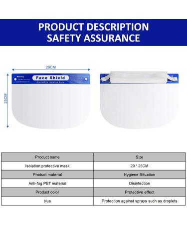 Sunzel Face Shields with Bands and Sponges - Set of 3 for Men, Women, and Kids - Buy Online on GoSupps.com