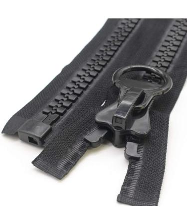 YaHoGa 80cm 20 Super Large Separating Plastic Zippers for Tents Coats - Heavy Duty Resin Vislon Zippers (Black 31) - Buy Online on GoSupps.com