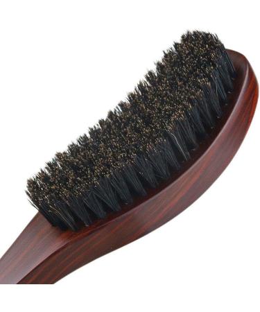 Buy Hrippy Beard Brush - Wild Boar Bristle Hair Brush & Professional Facial Shaving Tool for Men | Mustache-Cleaning Hairdressing Salon Tool - Buy Online on GoSupps.com