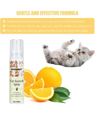 SEGMINISMART Cat Scratching Training Spray 100MLCat Scratch Deterrent Spray Cat Training Spray Suitable for Plants Furniture Floors - Buy Online on GoSupps.com