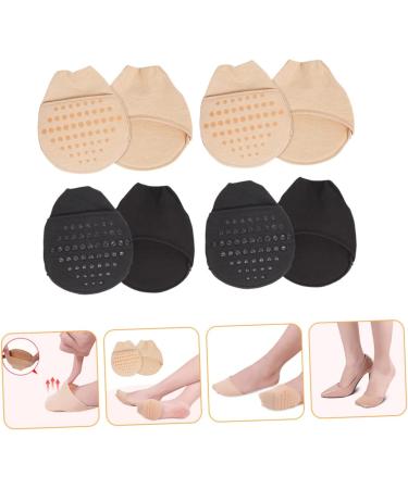 FRCOLOR 12 Pairs Forefoot Socks Semi-Seamless Socks High Heel Shoes for Women Dance Socks Forefoot Socks for Women Sweat-Absorbing Forefoot Padding Invisible Half Socks - Buy Online on GoSupps.com