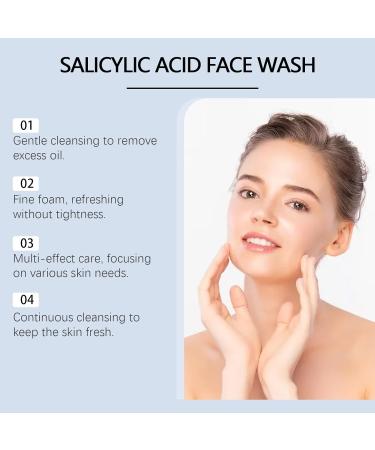 Gentle Hydrating Facial Cleanser For Pore Cleansing & Acne Reduction - Daily Face Wash For All Skin Types Deep Cleansing With Rich Foam(1PCS) - Buy Online on GoSupps.com