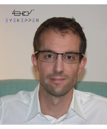 Eyekepper 3 Pack Lightweight Half Rim Reading Glasses for Men & Women - Black +2.0 - Stylish & Durable eCommerce International Shipping - Buy Online on GoSupps.com