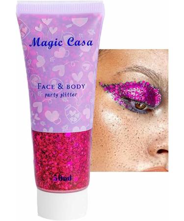  Jildouf Face glitter Fish Scale Glitter Liquid Eyeshadow - Shimmering Body Gel for Festival Art Party Halloween Long-lasting glitter Jildouf - Buy Online on GoSupps.com
