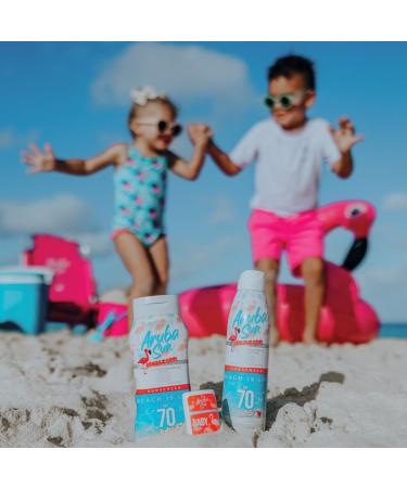SPF 70 Kids Sunscreen Spray - Bubble Gum Scent | Aruba Reef Compliant Octinoxate & Oxybenzone Free | Water-Resistant Non-Greasy Broad Spectrum UVA/UVB - 6 oz - Buy Online on GoSupps.com
