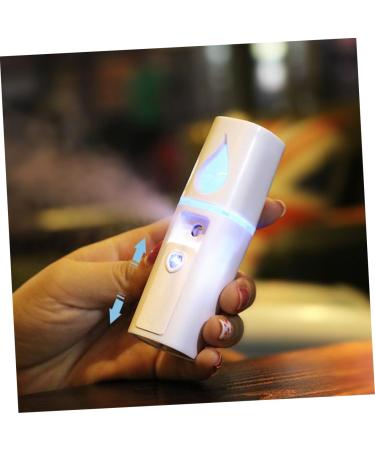 WOONEKY Face Sprayer Nanometer Sprayer Cool Face Mist Steamer Mini Face Humidifier Nano Mist Sprayer White - Buy Online on GoSupps.com