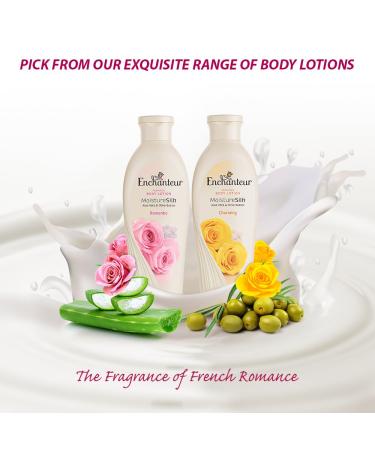 Enchanteur MoistureSilk Perfumed Body Lotion Charming - Hydrating and Luxurious - Buy Online on GoSupps.com