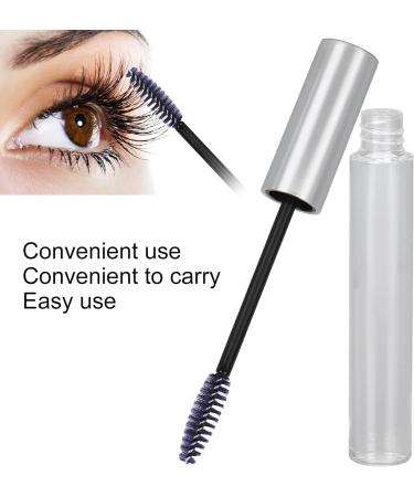 Eyelash Cream Container DIY Cosmetics Eyelash Cream 10pcs Mascara Tubes Wand 12ml with 10 Rubber Inserts for Applying Castor Oil for DIY Cosmetics - Buy Online on GoSupps.com