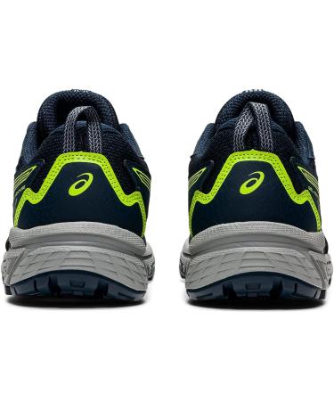 ASICS Kid's Gel-Venture 8 Grade School Running Shoes - French Blue/Hazard Green - Size 5 Big Kid - Buy Online on GoSupps.com