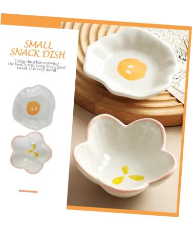 MAGICLULU 4 Pcs Ceramic Saucer Mini Small Tools Ceramics re-usable 10X10X4CMx2pcs Assorted Colorx2pcs - Buy Online on GoSupps.com