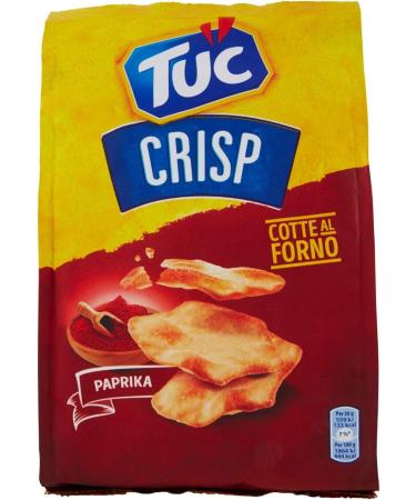 Italian Gourmet E.R. TUC Crisp Paprika Pack of 6 oven-baked crackers with pepper flavour 100g