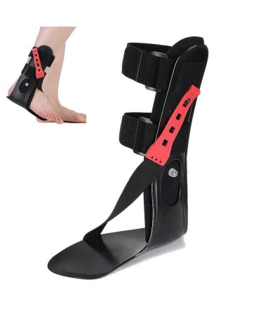 AFO Drop Foot Brace For Hemiplegia Stroke Shoes Walking Orthosis Ankle Foot Support Unisex Ankle Foot Orthosis With Comfortable Inflatable Airbag (Color : Right Size : Large) Large Right