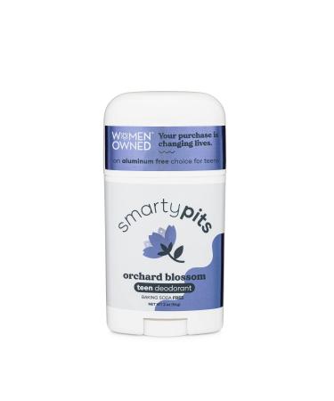 SmartyPits   Teen Natural/Aluminum-Free Deodorant for Sensitive Skin (baking soda free) Paraben Free (Orchard Blossom)