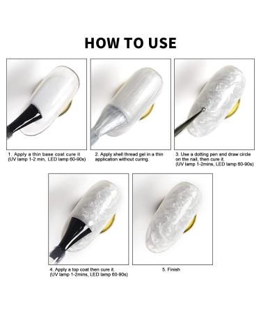 Vishine Pearl Gel Nail Polish Collection - Glitter Pearlescent Shell Gel Polish Set - 6Pcs 8ml Soak Off LED UV Lamp Required - DIY Manicure - Classic Pearlescent Shades - Buy Online on GoSupps.com