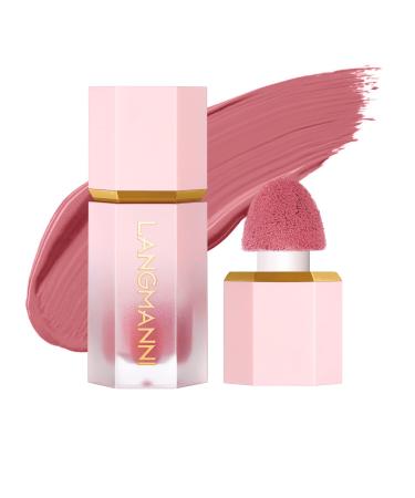 Liquid Blush Makeup Smooth Liquid Blush Lightweight Long-Wearing Smudge Proof Natural-Looking Color Matte Liquid Blush for Cheeks Makeup (# 101) # 101 1 count (Pack of 1)