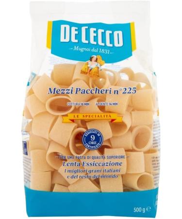 8x Pasta De Cecco The specialties 100 Italiaans Paccheri rigati n 225 noedels 500g + Italiaanse gourmet Pulp 400g - Buy Online on GoSupps.com