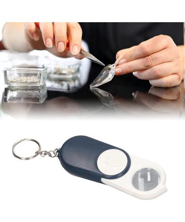 10X Pocket Magnifying Glass Double Layer Lenses Folding Handheld Mini Magnifier Keyring with LED Light for Reading Inspection Elderly - Buy Online on GoSupps.com