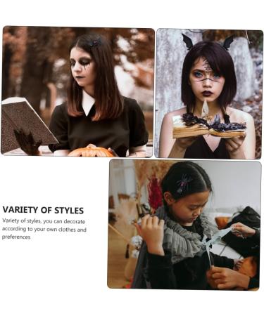Didiseaon Spider Web Hair Clips Makeup Teen Girl Ghost Cosplay Devil Hat Kids Hairpin - Buy Online on GoSupps.com