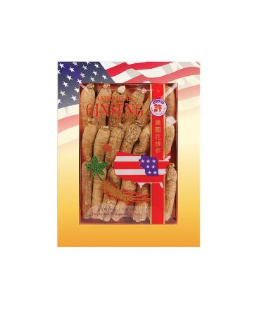 Hsu's Ginseng Half Short Wisconsin Roots for Tea Soup & Gifts Fresh Premium Non-GMO No Additives- Medium (4 oz)