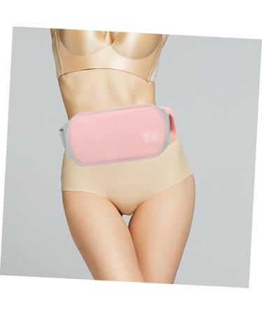 Heated Waist Belt for Menstrual Cramps | Warm Lumbar & Uterus Support | Cordless Heating Pad for Women - Pink - Buy Online on GoSupps.com