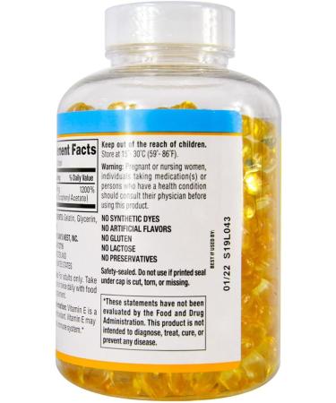 Members Mark Vitamin E 180mg - 500 Count | High Potency Antioxidant Supplement - Buy Online on GoSupps.com