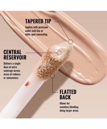 Oulac Hydrating Concealer Makeup | Medium coverage concealer for dark circles | Makeup concealer that nourishes the skin Honey concealer vegan 3.8ml Honey (W6) - Buy Online on GoSupps.com