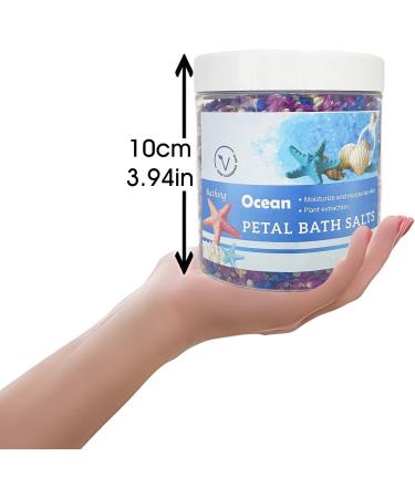Natural Sea Salt Bath Salt 1.2LB | Soothes Fatigue & Promotes Sleep | Relaxation & Spa Essential - Ocean Scent - Buy Online on GoSupps.com