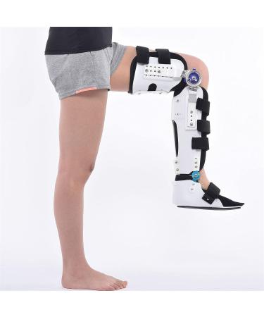 Adjustable Hip Joint & Knee Brace - Post Op Support for Meniscus Tears | Breathable Full Leg Immobilizer - Buy Online on GoSupps.com